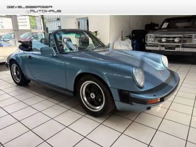 Gebraucht Porsche 911 207 PS (152 kW) 1986 Blau Cabrio