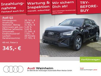 Gebraucht Audi Q2 S-Line 150 PS (110 kW) 2024 Schwarz SUV
