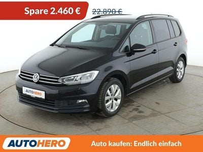 Gebraucht VW Touran Comfortline 150 PS (110 kW) 2019 Schwarz Van / Kleinbus
