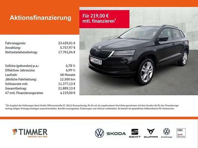 Gebraucht Skoda Karoq Style 150 PS (110 kW) 2021 Schwarz SUV