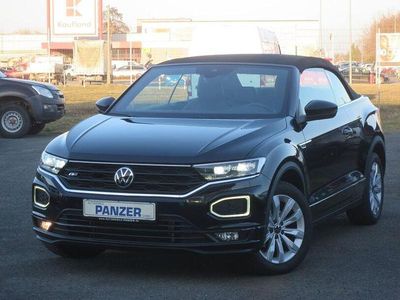 Schwarz Gebraucht 2022 VW T-Roc Cabriolet R-line Cabrio | 25.490 € (Superpreis)