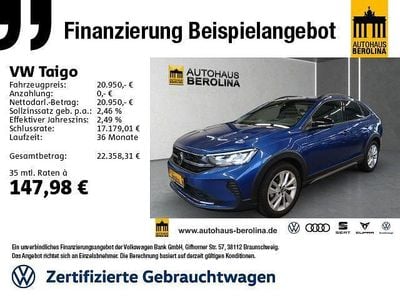 Gebraucht VW Taigo Goal 116 PS (85 kW) 2025 Blau SUV