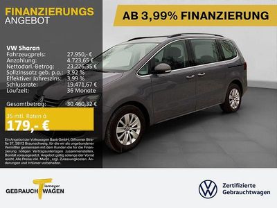 Usata VW Sharan Comfortline 150 CV (110 kW) 2022 Grigio Monovolume