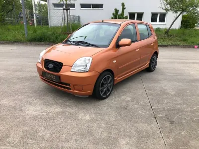 Gebraucht Kia Picanto EX 65 PS (47 kW) 2007 Orange Kleinwagen