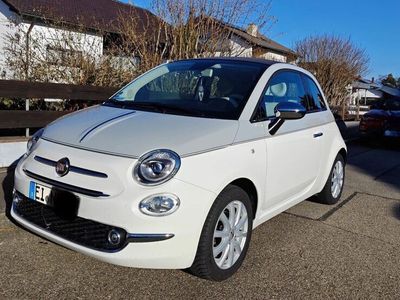 gebraucht Fiat 500C collezione 0,9 twinAir weiß/grau