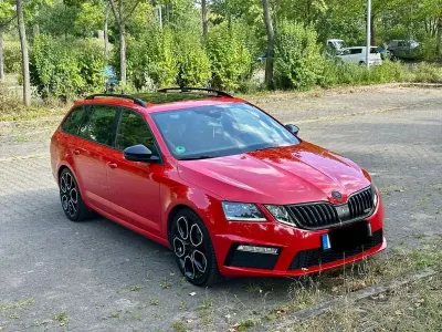 Gebraucht Skoda Octavia RS 186 PS (136 kW) 2018 Rot Kombi