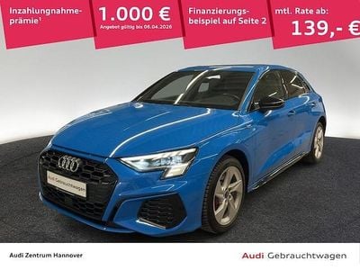 Gebraucht Audi A3 Sportback e-tron S-Line 245 PS (180 kW) 2023 Turboblau Kleinwagen