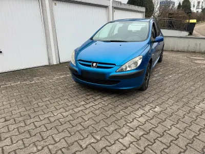 Gebraucht Peugeot 307 2005 Blau Kleinwagen