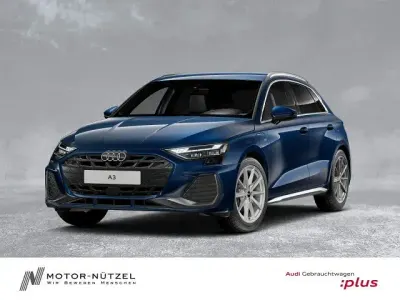 Second-hand Audi A3 S-Line 204 CP (150 kW) 2025 Albastru Berlinǎ