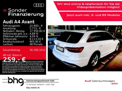 Gebraucht Audi A4 Advanced Plus 204 PS (150 kW) 2023 Ibisweiß Kombi