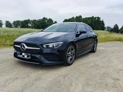 Gebraucht Mercedes CLA200 Shooting Brake AMG line 150 PS (110 kW) 2021 Schwarz Kombi
