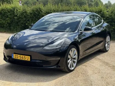 Occasion Tesla Model 3 Long Range AWD 341 kW (464 PK) 2019 Zwart Sedan