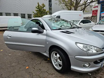 Używany Peugeot 206 109 KM (80 kW) 2006 Srebrny Kabriolet