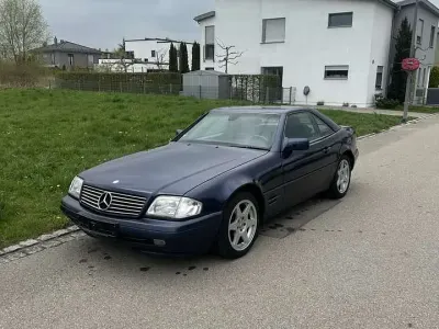 Gebraucht Mercedes SL320 231 PS (169 kW) 1995 Blau Cabrio