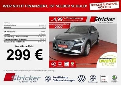 Gebraucht Audi Q4 Sportback e-tron S-Line 150 kW (204 PS) 2023 Grau SUV