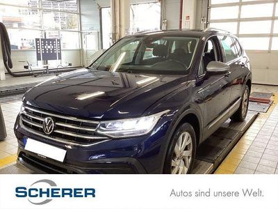 Gebraucht VW Tiguan Allspace Life 150 PS (110 kW) 2023 Atlantic blue metallic (metallic) SUV