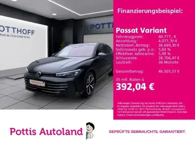 Gebraucht VW Passat Business 204 PS (150 kW) 2025 Schwarz Kombi