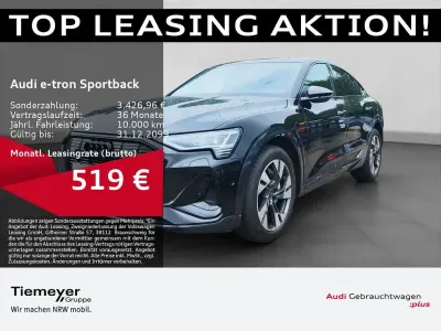 Gebraucht Audi e-tron Sportback S-Line 300 kW (408 PS) 2023 Schwarz SUV