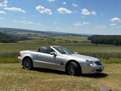 Gebraucht Mercedes SL500 306 PS (225 kW) 2002 Silber Cabrio