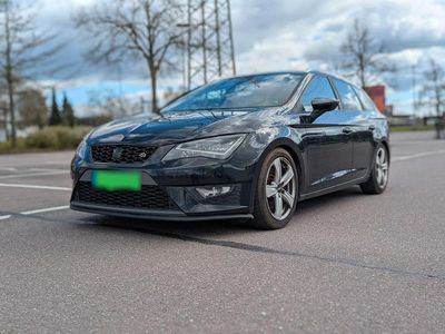 Usata Seat Leon ST FR 184 CV (135 kW) 2014 Nero Station wagon