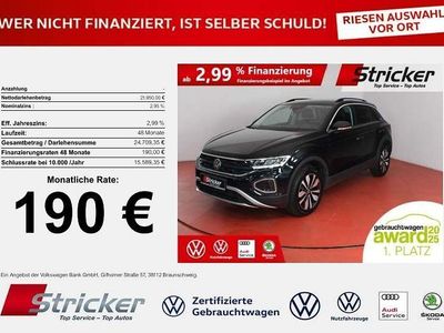 Gebraucht VW T-Roc Goal 116 PS (85 kW) 2025 Schwarz SUV
