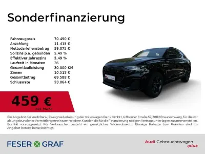 Gebraucht Audi Q8 S-Line 286 PS (210 kW) 2025 Mythosschwarz metallic SUV