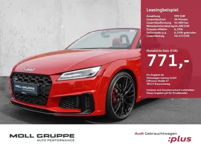 Gebraucht Audi TT Roadster Design 320 PS (235 kW) 2022 Tangorot metallic/verdeckfarbe Cabrio