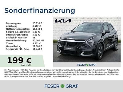 Gebraucht Kia Sportage Comfort 150 PS (110 kW) 2024 Schwarz SUV