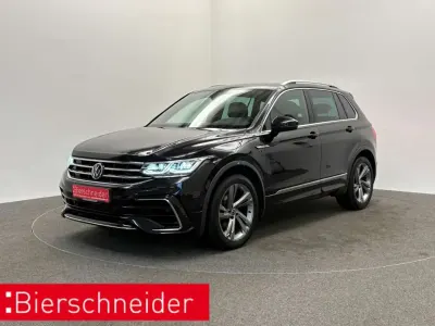 Gebraucht VW Tiguan R-line 150 PS (110 kW) 2021 Schwarz SUV