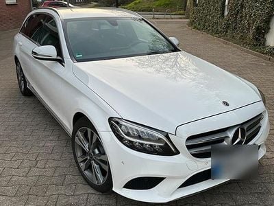 Usata Mercedes C200 150 CV (110 kW) 2018 Bianco Station wagon