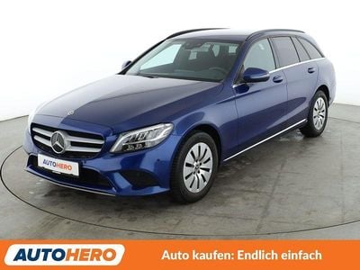 Gebraucht Mercedes C220 194 PS (142 kW) 2019 Blau Kombi
