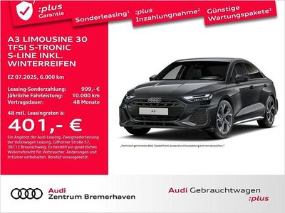 Second-hand Audi A3 S-Line 116 CP (85 kW) 2025 Gri Berlinǎ