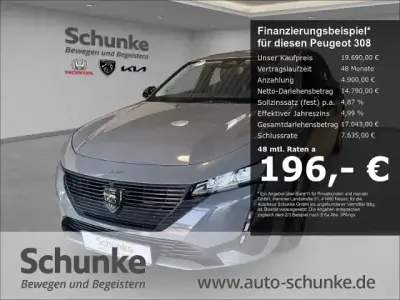 Gebraucht Peugeot 308 Active 131 PS (96 kW) 2024 Grau Limousine