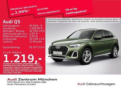 Distriktgrün metallic Gebraucht 2022 Audi Q5 Ambiente SUV | 44.893 € (Teuer)