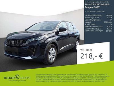 Second-hand Peugeot 3008 Active 131 CP (96 kW) 2023 Negru Berlinǎ