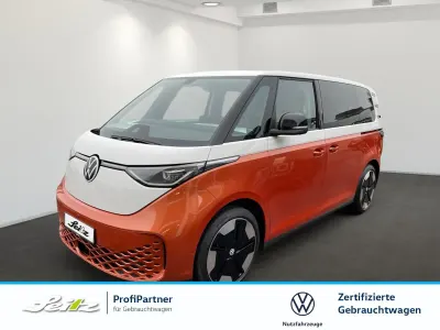 Gebraucht VW ID. Buzz Pro 150 kW (204 PS) 2024 Candy weiss/energetic orange m Van / Kleinbus