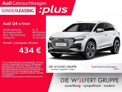 Gebraucht Audi Q4 e-tron Ambiente 210 kW (286 PS) 2025 Gletscherweiß metallic SUV