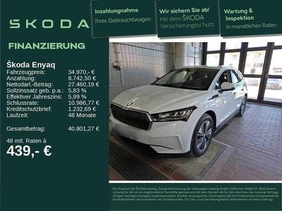 Second-hand Skoda Enyaq iV Loft 194 kW (265 CP) 2023 Alb SUV