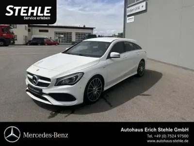 Gebraucht Mercedes CLA180 Shooting Brake AMG line 122 PS (89 kW) 2018 Weiß Kombi