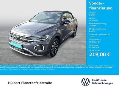 Gebraucht VW T-Roc Cabriolet Goal 150 PS (110 kW) 2025 Grau Cabrio