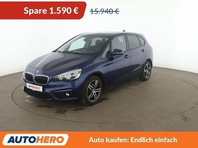 Brugt BMW 218 Active Tourer Sport Line 136 HK (100 kW) 2015 Blå MPV
