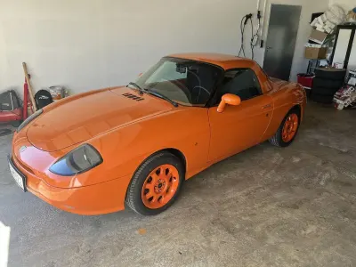 Gebraucht Fiat Barchetta 131 PS (96 kW) 1999 Orange Cabrio