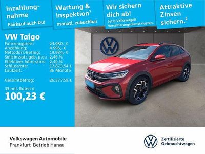 Usata VW Taigo R-line 116 CV (85 kW) 2025 Rosso SUV
