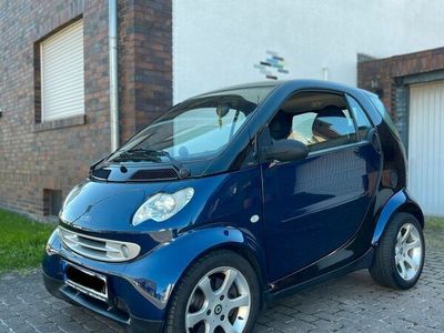 gebraucht Smart ForTwo Coupé 450Pulse Voll Automatik 2003 599ccm Blau Klima