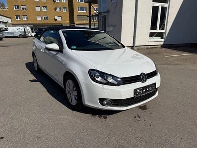 Gebraucht VW Golf Cabriolet Life 122 PS (89 kW) 2013 Weiß Cabrio