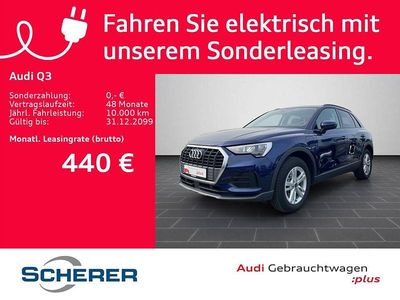 Gebraucht Audi Q3 Basis 245 PS (180 kW) 2022 Navarrablau metallic (metallic) SUV