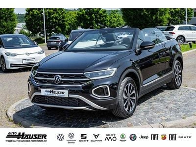 Schwarz Gebraucht 2025 VW T-Roc Cabriolet Style Cabrio | 34.285 € (Guter Preis)