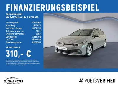 Gebraucht VW Golf VII Life 150 PS (110 kW) 2021 Grau Kleinwagen