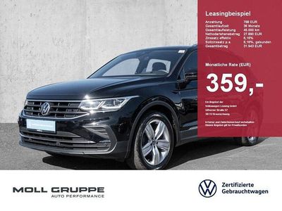 Usata VW Tiguan Active 150 CV (110 kW) 2021 Nero SUV