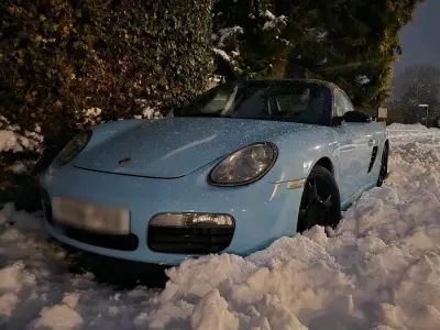 Usata Porsche Boxster S 295 CV (216 kW) 2006 Blu Cabrio